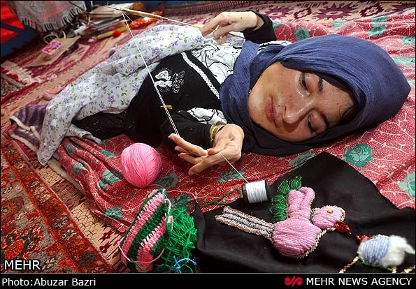 بیوگرافی فریبا معصومی معلول هنرمند