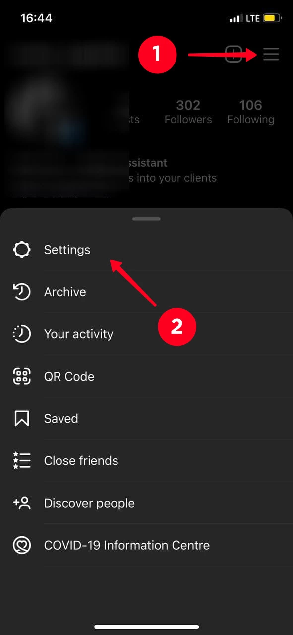 پيدا كردن اكانت اينستاگرام با شماره تلفن در نسخه جدید