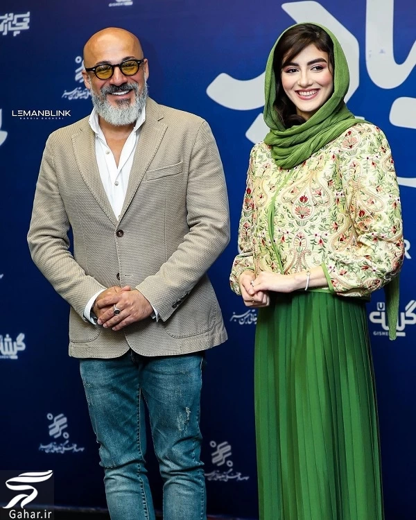 تصاویر پردیس پور عابدینی و امیر آقایی در اکران مردمی فیلم بی مادر