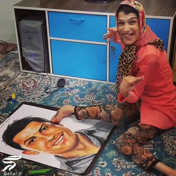 عکسهای فاطمه حمامی با رونالدو + فیلم