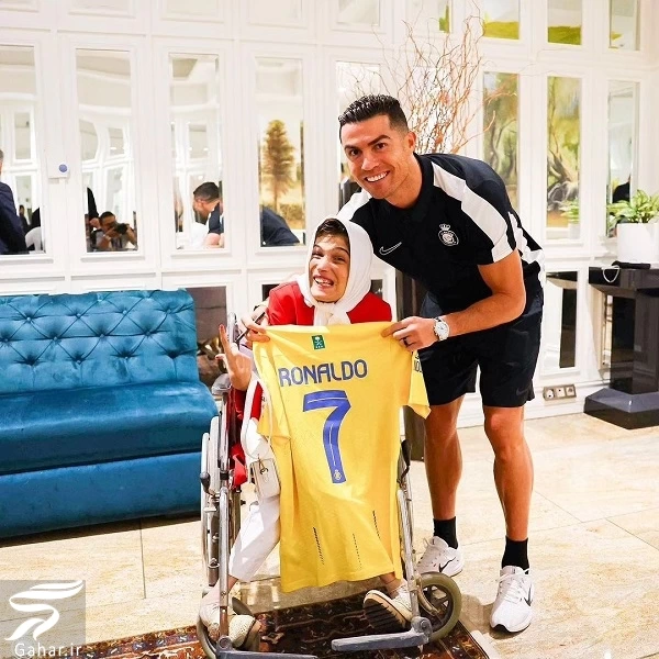 عکسهای فاطمه حمامی با رونالدو + فیلم