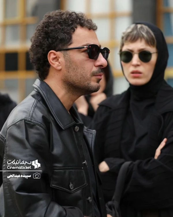 عکسهای بازیگران در مراسم تشییع آتیلا پسیانی