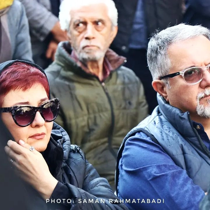 عکس های حضور بازیگران در مراسم تشییع بیتا فرهی