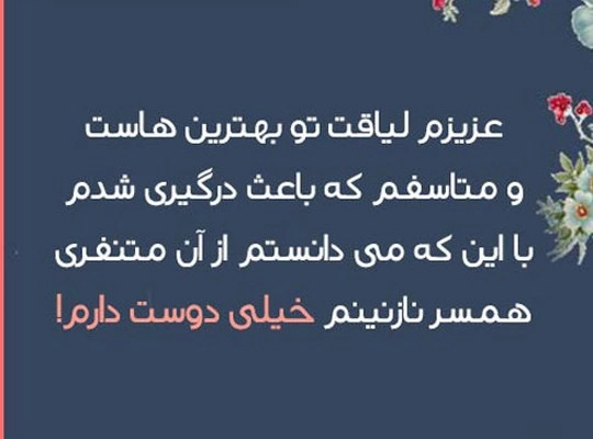 پیام معذرت خواهی عاشقانه + متن عذرخواهی از همسر و عشقم