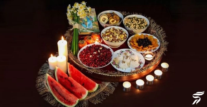 تزیین شب یلدا برای مدرسه +  20 عکس تزیین میز یلدا