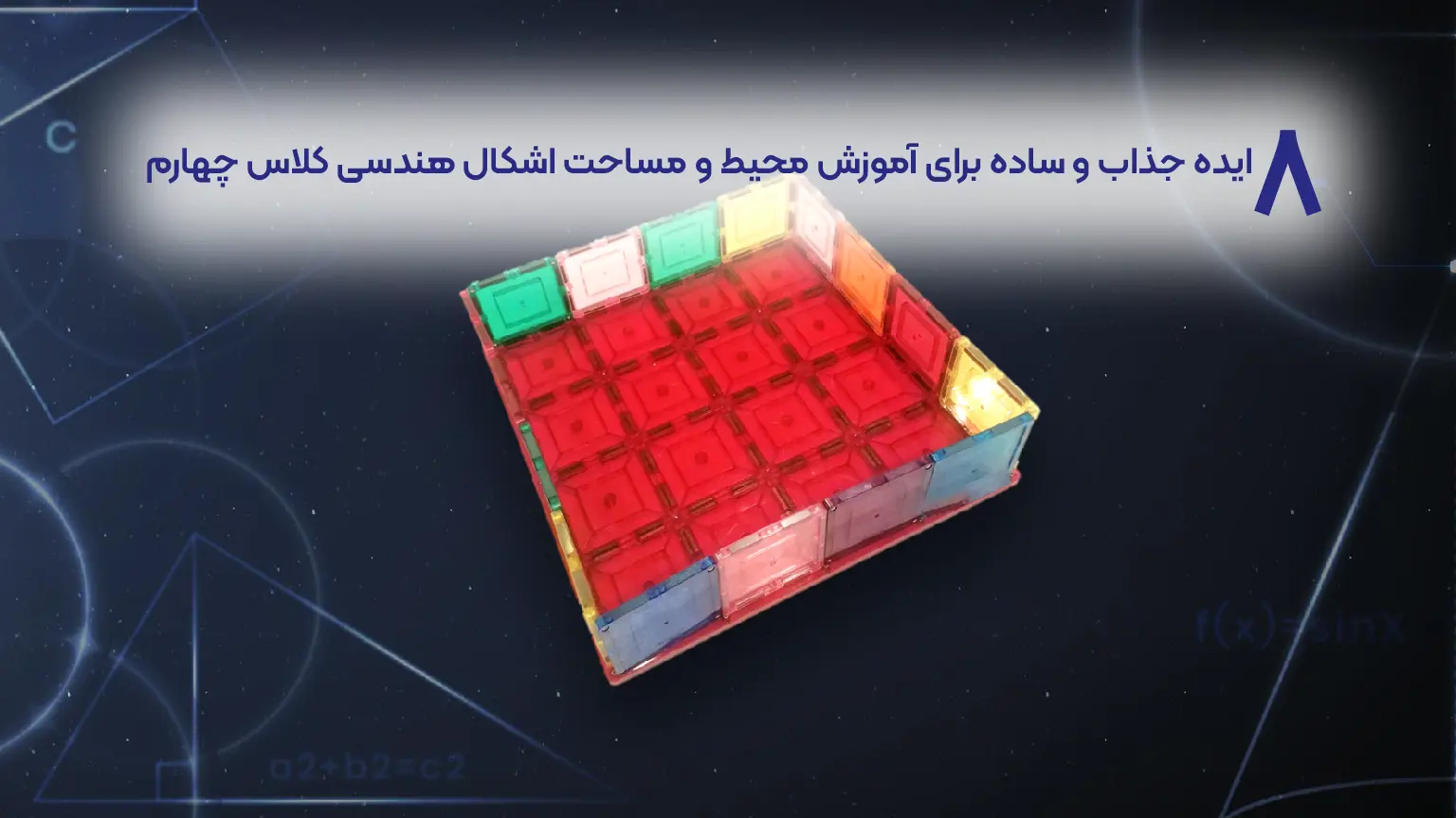 چطور محیط و مساحت کلاس چهارم را به ساده‌ترین روش یاد بگیریم؟