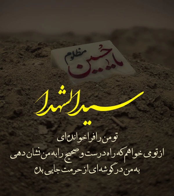 دلنوشته های زیبا با امام حسین و درد دل با سیدالشهدا با عکس