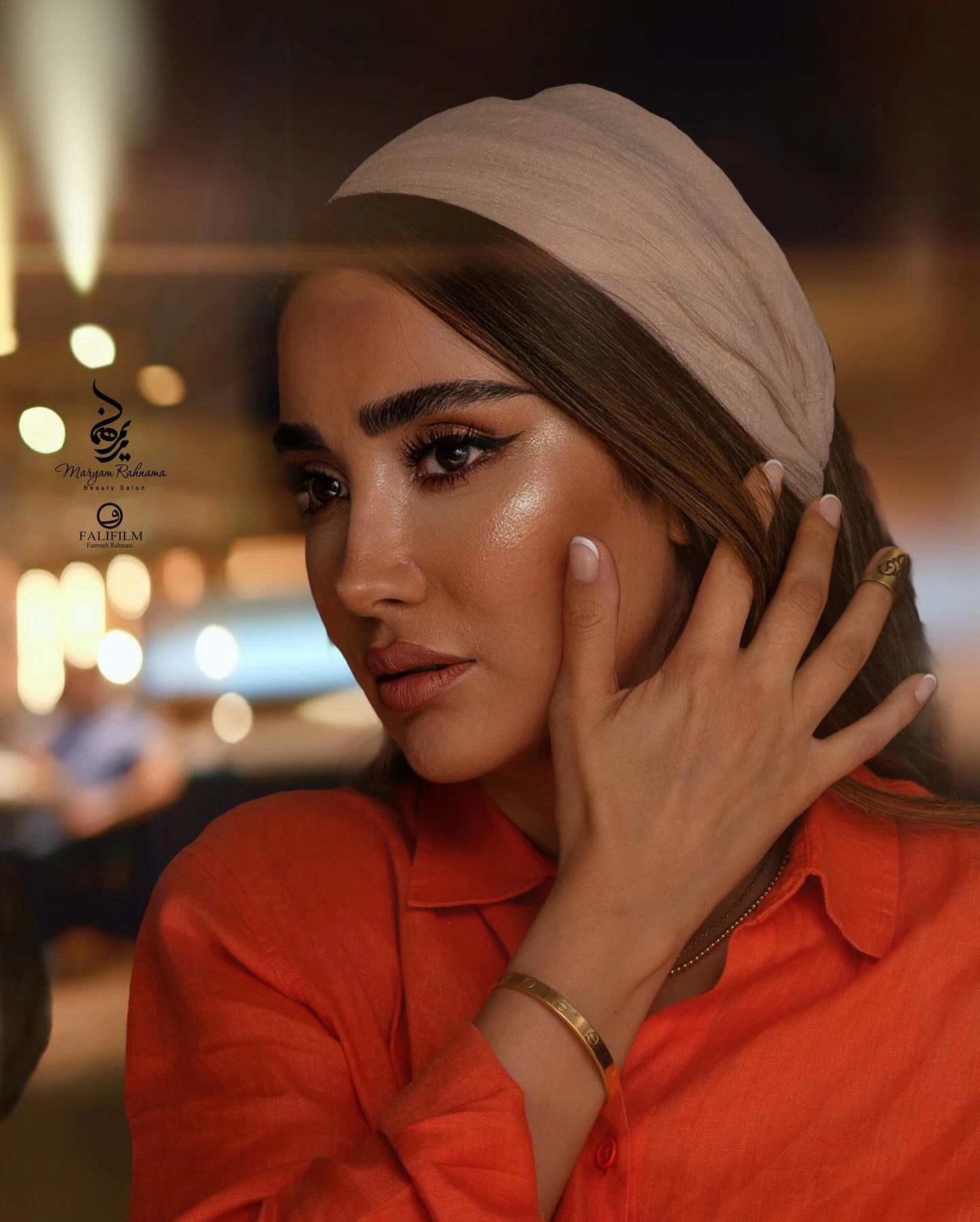 عکس های جدید بهاره افشاری با میکاپ حرفه&zwnj; ای