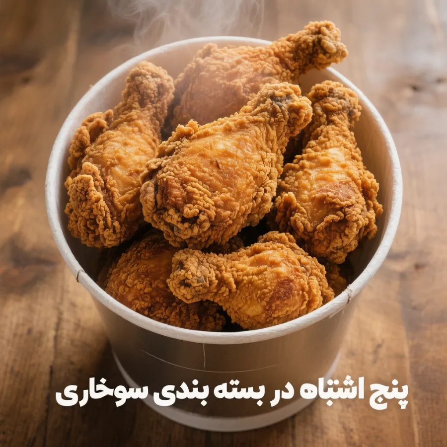 پنج اشتباه رایج در بسته بندی سوخاری که طعم را خراب میکند