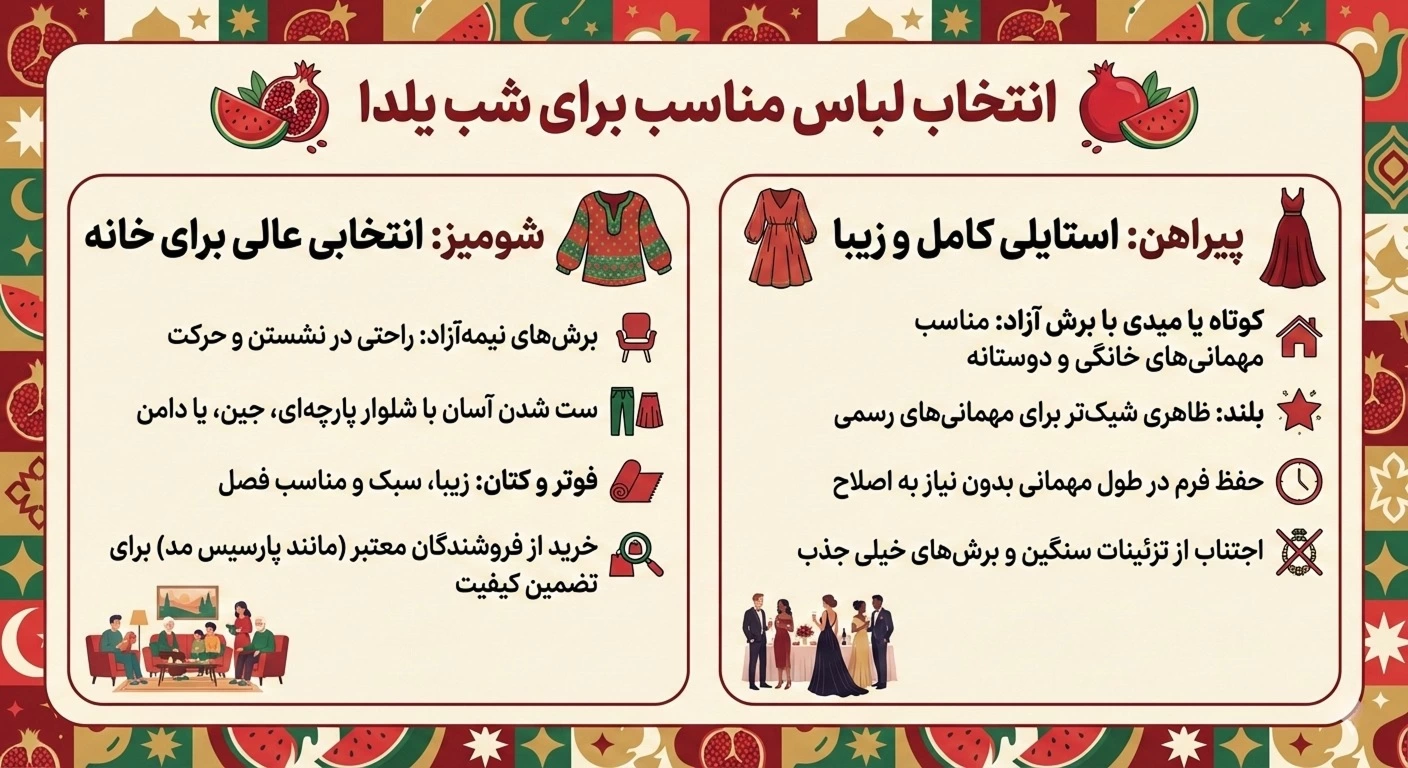 مدل&zwnj;های لباس شب یلدا؛ شیک&zwnj;ترین استایل برای شب یلدا