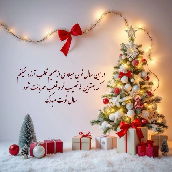 متن تبریک کریسمس 2026 + جملات انگلیسی با ترجمه برای کریسمس