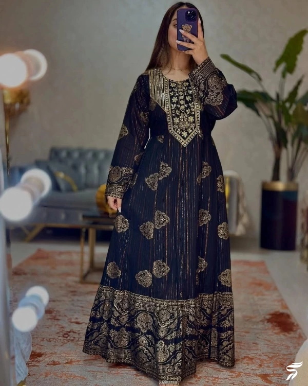 مدل ماکسی کودری جدید [ 30 مدل شیک ماکسی خانگی و مجلسی ]
