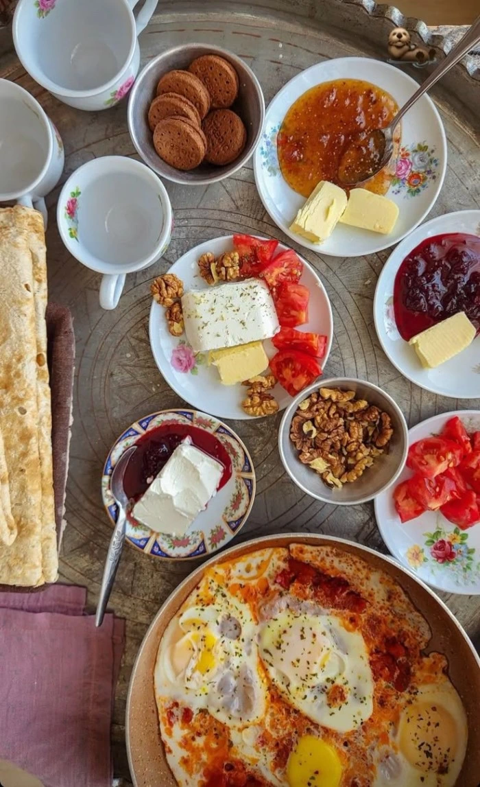 عکس صبحانه برای استوری [30 عکس طبیعی صبحانه]