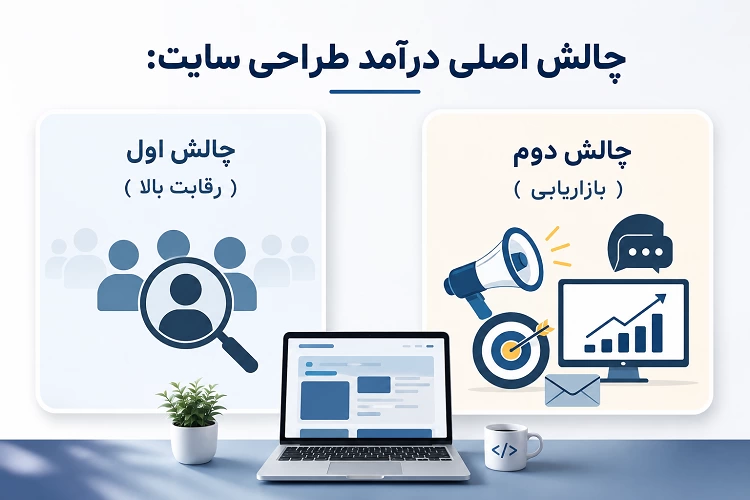 میانگین درآمد طراحی سایت در ایران