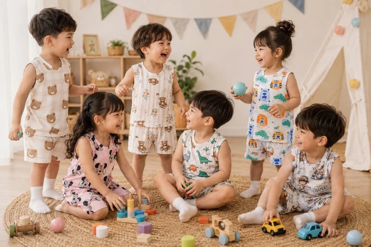 ۹ دلیلی که ست لباس راحتی بچه گانه باکیفیت، مهمترین خرید هر پدر و مادری است