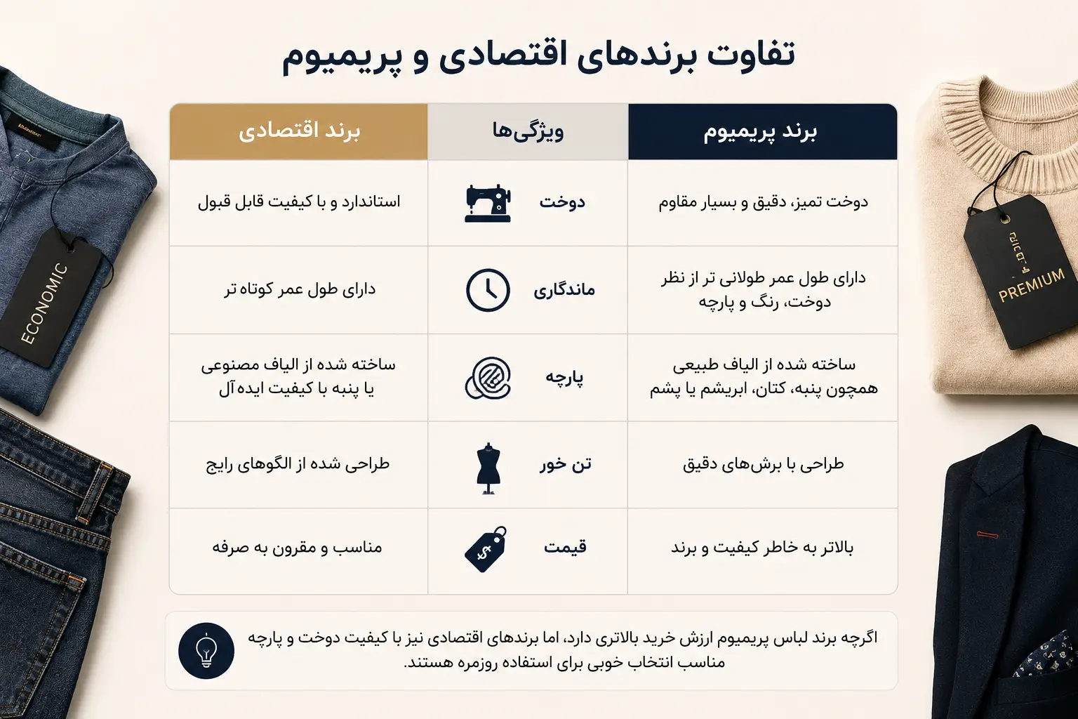 چگونه برند مناسب لباس را انتخاب کنیم؟