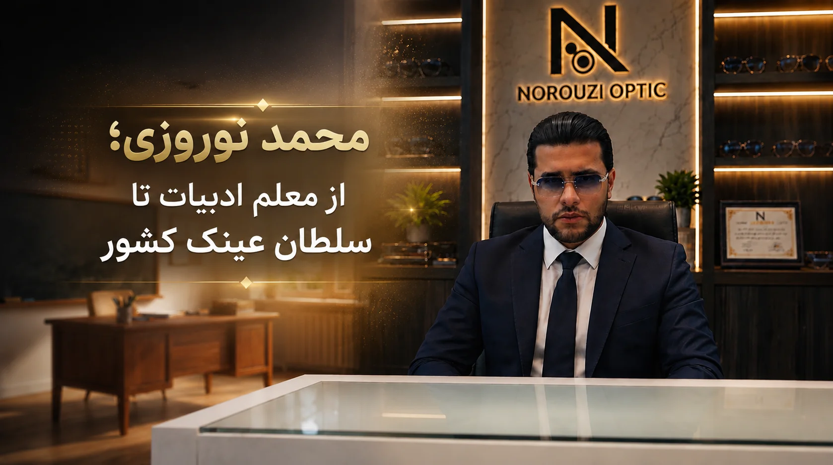 محمد نوروزی؛ از معلم ادبیات تا سلطان عینک | بزرگ مرد عینک