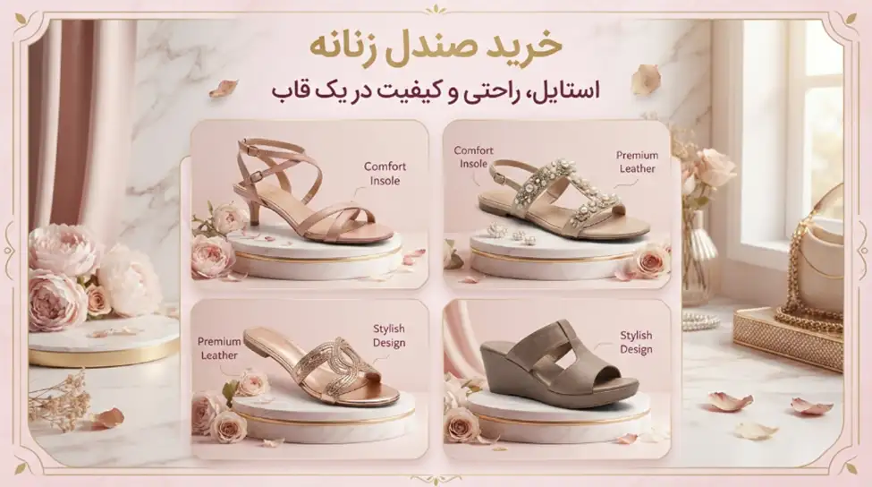 شناخت انواع صندل زنانه +کدام مدل برای پای شما مناسب&zwnj;تر است؟