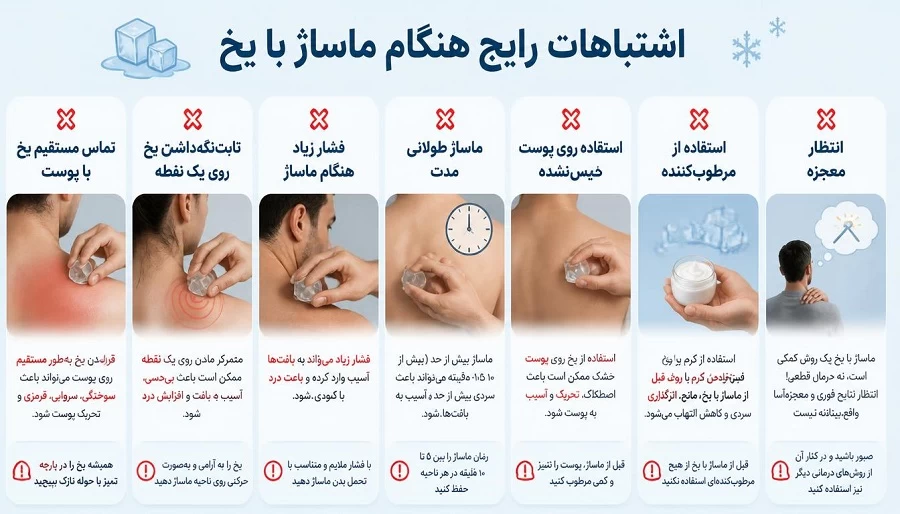 فواید ماساژ صورت با یخ، از کاهش پف صبحگاهی تا شادابی پوست و نکات مهم مراقبت