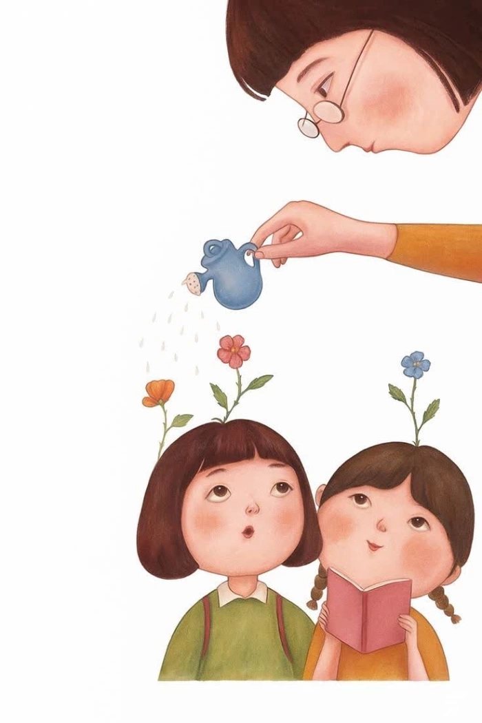 نقاشی برای روز جهانی کودک 【30 نقاشی زیبا روز کودک】