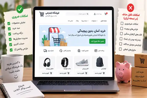 فروشگاه اینترنتی ارزان؛ کدام امکانات را می&zwnj;توان حذف کرد و کدام را نه؟