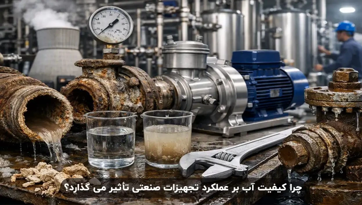 چرا کیفیت آب بر عملکرد تجهیزات صنعتی تأثیر می گذارد؟