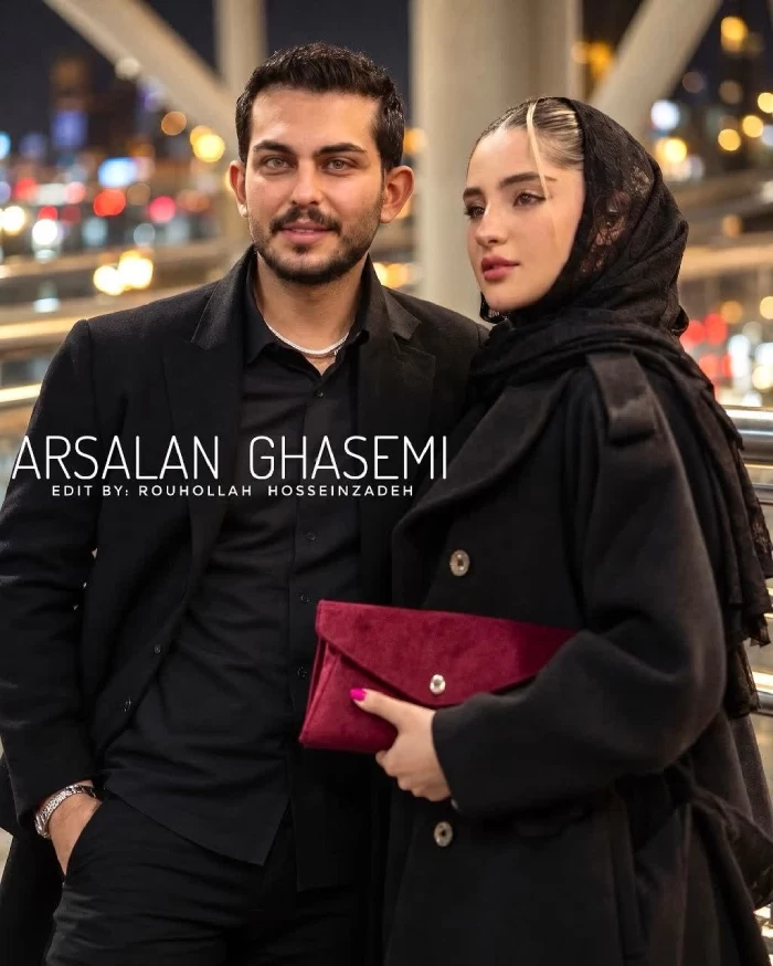عکسهای ارسلان قاسمی و همسرش لیدا اولیایی